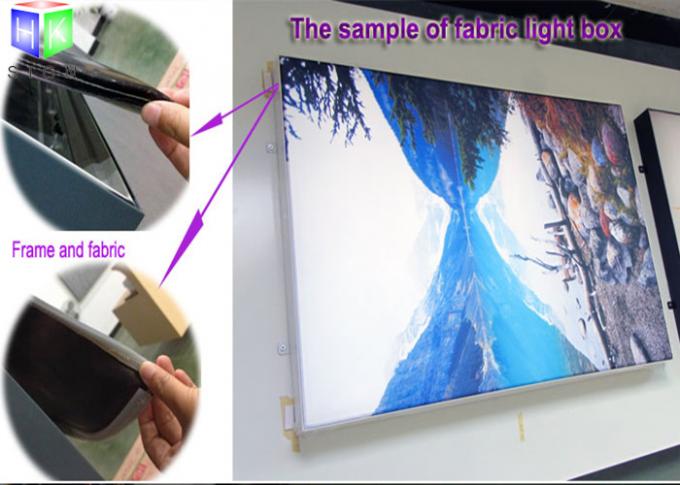 Sinal iluminado Backlit exterior conduzido da tela da propaganda da caixa leve da tela da exposição do quadro da foto