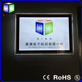 China A caixa leve do diodo emissor de luz do cristal da parede do retângulo/a caixa leve Supler quadro de alumínio dilui fornecedor