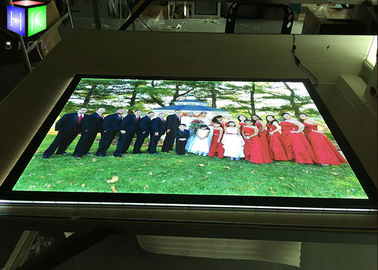 China Esperança de vida acrílica do brilho alto 80000hrs de caixa leve do quadro do cartaz da propaganda fornecedor