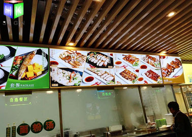 China Quadro instantâneo exposição iluminada A0 do menu de Lightbox das placas do menu - tamanho A4 fornecedor
