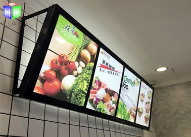 China A placa do menu do diodo emissor de luz do fast food, menu magro fixado na parede da caixa A2 leve embarca o quadro de alumínio fornecedor