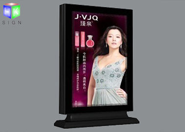 China A2 iluminado que enrola o revestimento da caixa de exposição da propaganda da moldura para retrato da caixa leve fornecedor