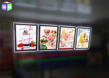 China Posição livre de cristal interna 6MM Thcikness da caixa de exposição do cartaz cinematográfico do quadro fornecedor