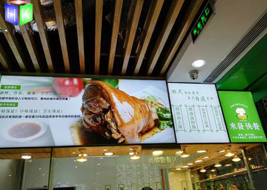 China Quadro instantâneo iluminado Frameless dos sinais do menu da caixa leve do menu do restaurante do Lit da borda fábrica