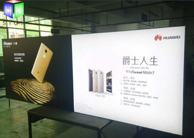 China 80 milímetros de aprovação interior da decoração ROHS da propaganda de Lightbox da tela magro fábrica